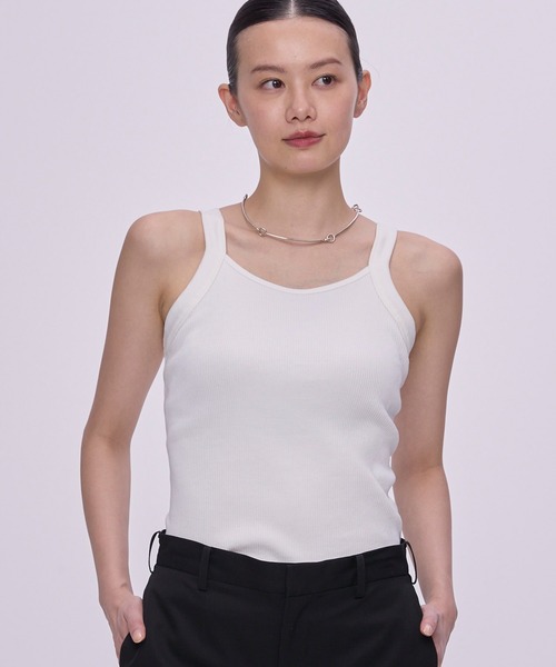 RHC別注OUR WACOAL カップイン アメリカンスリーブ タンクトップ白 RHC別注OUR WACOAL カップイン アメリカンスリーブ タンクトップ白 RHC