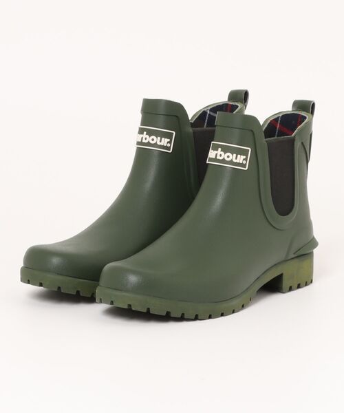 Wilton サイドゴア レインブーツ Barbour 長靴 レインブーツ Wilton サイドゴア レディース