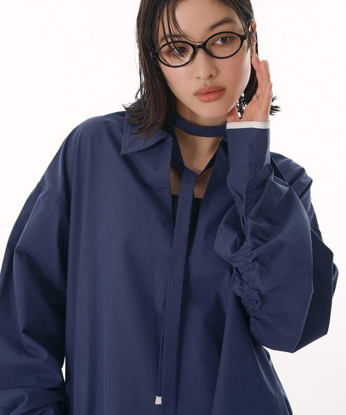 ブラウス シャツ skipper collar blouse / スキッパーシャツブラウス レディース