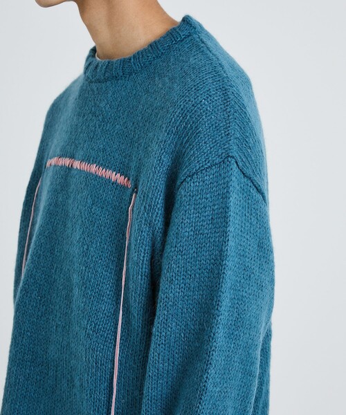 NEON SIGN（ネオンサイン） 長袖ニット 44 ブラック メンズ : ZOZOTOWN