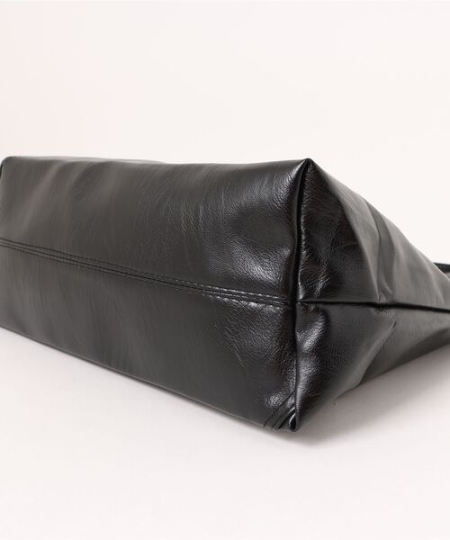 黒 クロスデザイン トートバッグ Songe トートバッグ クロスデザイントートバッグ レディース