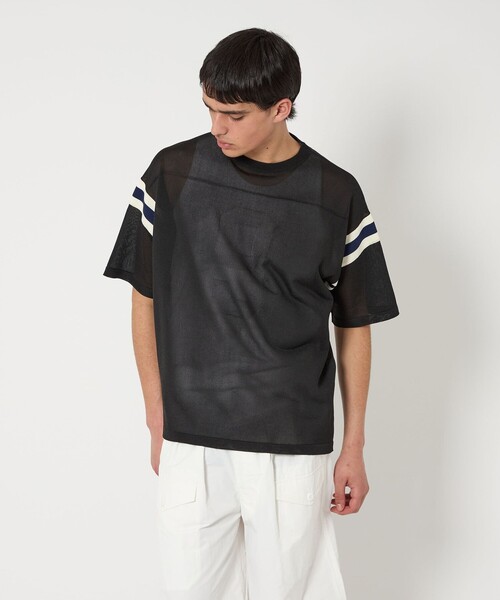 メンズ　シアー　H beauty&youth BEAUTY＆YOUTH UNITED ARROWS シャツ ボイル シアー ジップ
