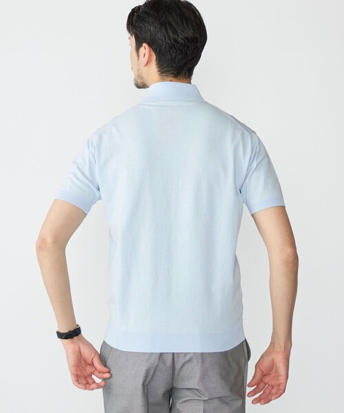 ポロシャツ SHIPS: ICE COTTON ショートスリーブ ニットポロ メンズ_3