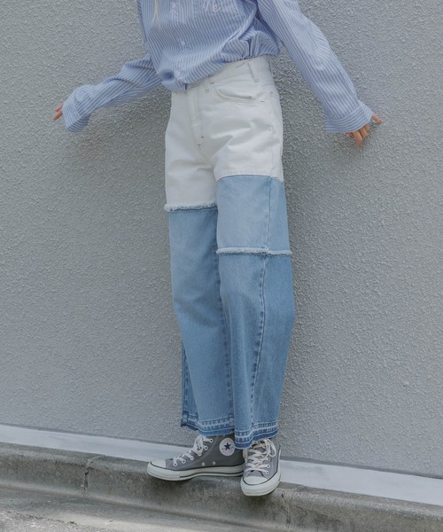 Wrangler（ラングラー） ワイドパンツ ジーンズ デニム デニムパンツ