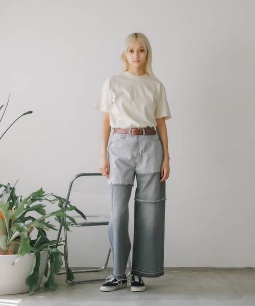Wrangler（ラングラー） ワイドパンツ ジーンズ デニム デニムパンツ