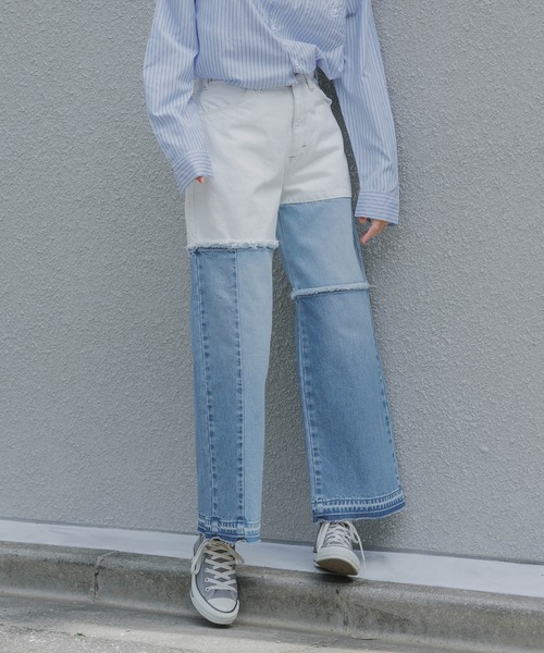 Wrangler（ラングラー） ワイドパンツ ジーンズ デニム デニムパンツ