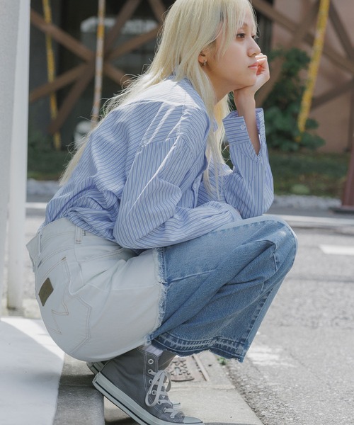 Wrangler（ラングラー） ワイドパンツ ジーンズ デニム デニムパンツ
