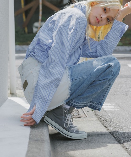 Wrangler（ラングラー） ワイドパンツ ジーンズ デニム デニムパンツ