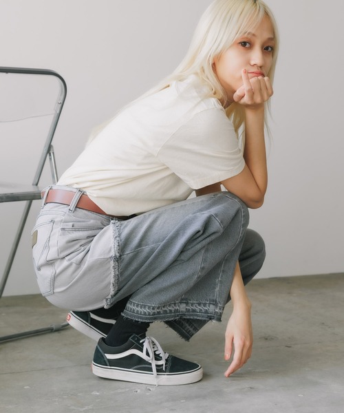 Wrangler（ラングラー） ワイドパンツ ジーンズ デニム デニムパンツ