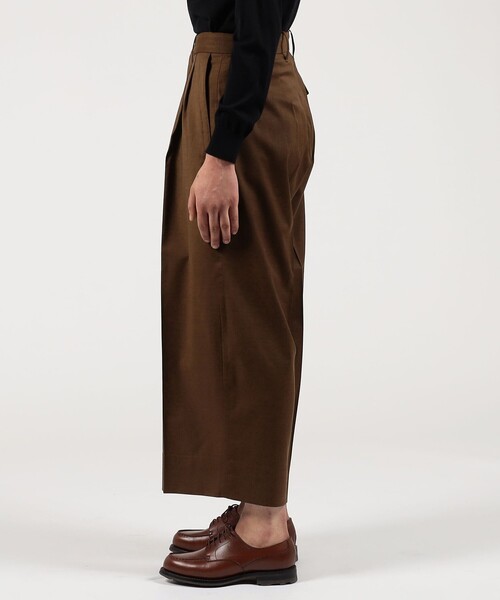 HAVERSACK スラックス ATTIRE ウール 2P ワイドパンツ メンズ