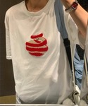 tシャツ 半袖 リンゴおもしろデザインプリント...の詳細画像2
