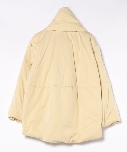 ELENDEEK】オフホワイトコート エレンディーク リバーシブルボア
