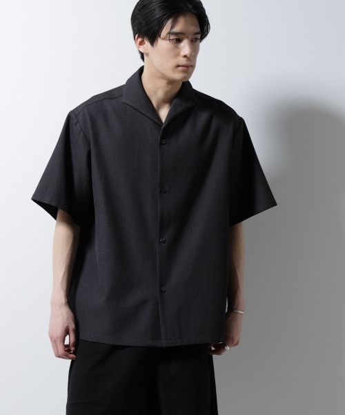 NANO universe（ナノ・ユニバース） シャツ 「MC」coveross(R)EOS