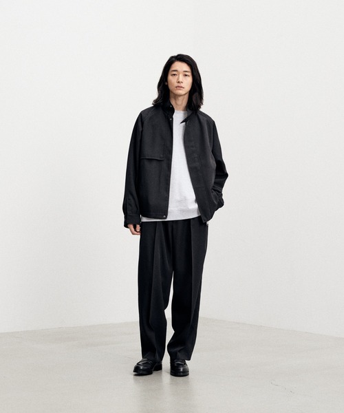 WYM LIDNM 「WYM LIDNM」 ジップアップブルゾン L ブラック