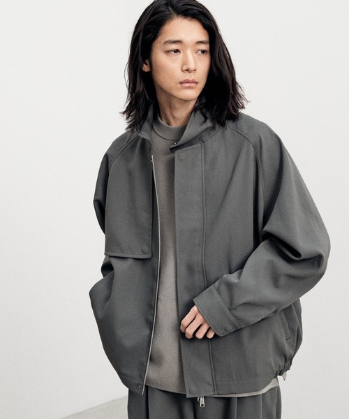 WYM LIDNM 「WYM LIDNM」 ジップアップブルゾン L ブラック