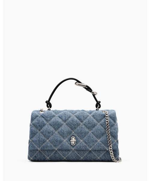 【Y Y】MARC JACOBS 青 ショルダーバッグ キルティング MARC JACOBS ショルダーバッグ バッグ THE QUILTED DENIM DUAL