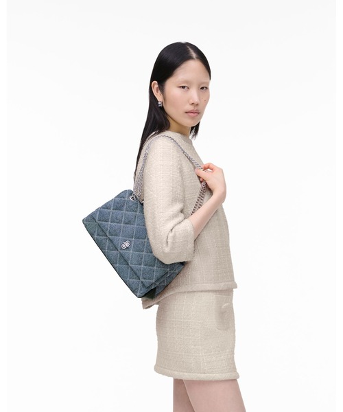 [MARC JACOBS]キルテッド デニム デュアルチェーン ウォレット MARC JACOBS ショルダーバッグ バッグ THE QUILTED DENIM DUAL