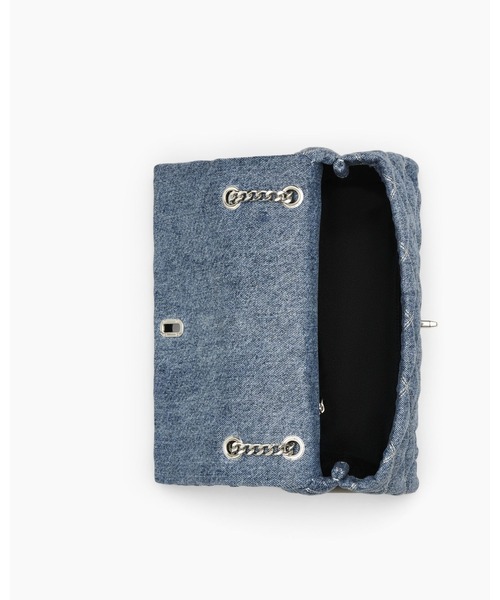 [MARC JACOBS]チェーン デニム キルティング ショルダーバッグ MARC JACOBS ショルダーバッグ バッグ QUILTED DENIM CHAIN SACK