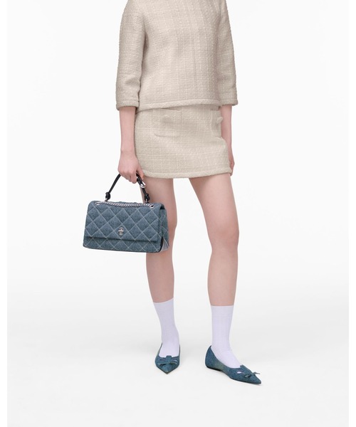 MARC JACOBS コンパクトショルダーバッグ MARC JACOBS ショルダーバッグ バッグ THE QUILTED DENIM DUAL