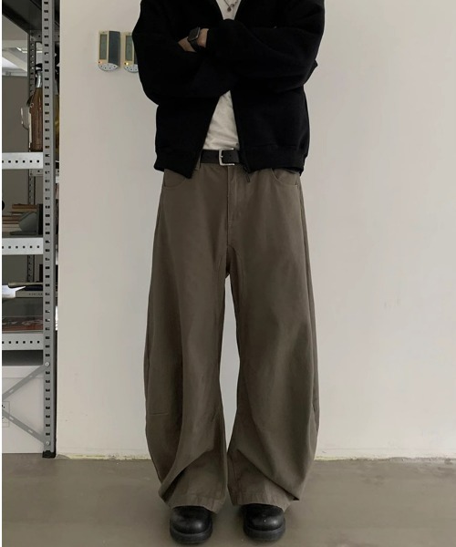 メンズ デニムパンツ ルーズ ウォッシュデニム 大きめ R01438 セール】【neos -addictive design-】ルーズシルエット