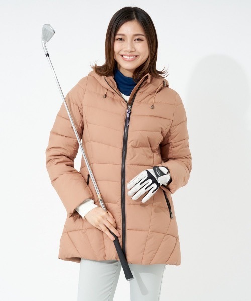 FILA GOLF 「FILA GOLF」 ダウンジャケット X-LARGE ブラウン系その他