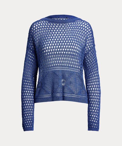 ニット セーター ポインテールニット リネンブレンド セーター レディース | LAUREN RALPH LAUREN | 02