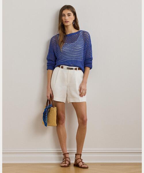 ニット セーター ポインテールニット リネンブレンド セーター レディース | LAUREN RALPH LAUREN | 03