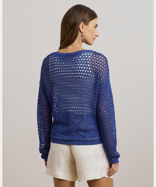 ニット セーター ポインテールニット リネンブレンド セーター レディース | LAUREN RALPH LAUREN | 04