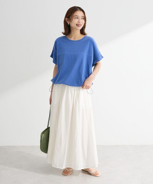 tシャツ バルーンパフドロストT レディース Green Parks tシャツ 裾ドロストバルーンTEE レディース