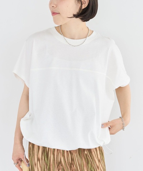 tシャツ バルーンパフドロストT レディース Green Parks tシャツ 裾ドロストバルーンTEE レディース