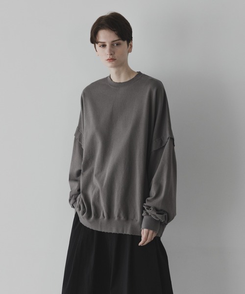 「remer」 スウェットカットソー MEDIUM ブラック メンズ