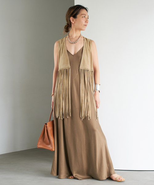 Deuxieme Classe（ドゥーズィエムクラス） ワンピース *Cu/R Camisole