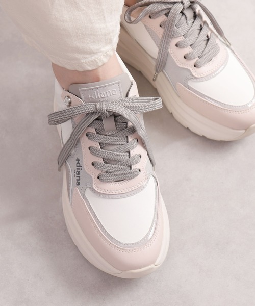 diana（プラスダイアナ） スニーカー 「軽量」厚底ダッドスニーカー