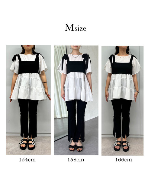 「prose verse」 半袖チュニック LARGE オフホワイト レディース_画像2