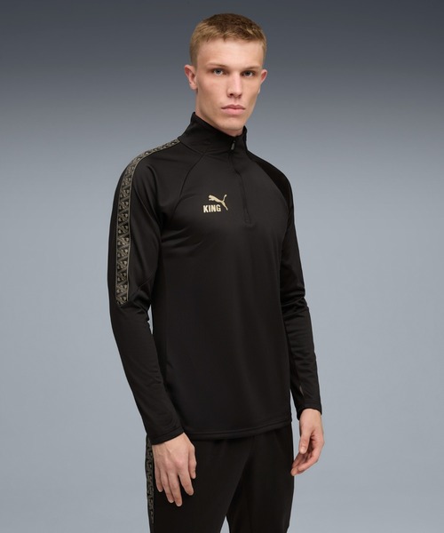 PUMA ブラック ジップアップジャージ PUMA ブラック ジャージ ジャケット - メルカリ