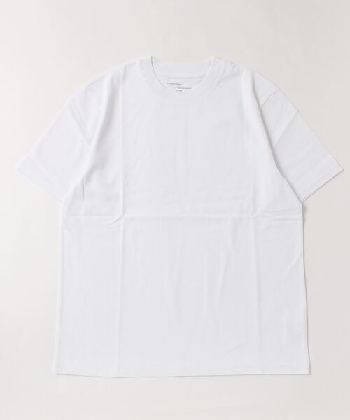 「NANO universe」 7分袖Tシャツ L ホワイト メンズ