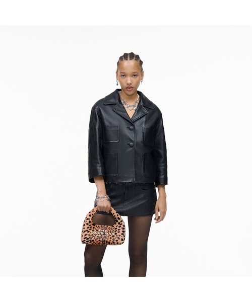 ❗️MARC BY MARC JACOBS ブラックレザーショルダーバッグ❗️レア❗️ MARC JACOBS(マークジェイコブス) レザーショルダーバッグ