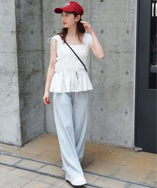 【新品未使用】patou リボンギャザーブラウス【タグ付き】 新品未使用】patou リボンギャザーブラウス【タグ付き】 - メルカリ