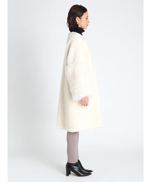 CELFORD（セルフォード） ノーカラーコート 36 ベージュ レディース