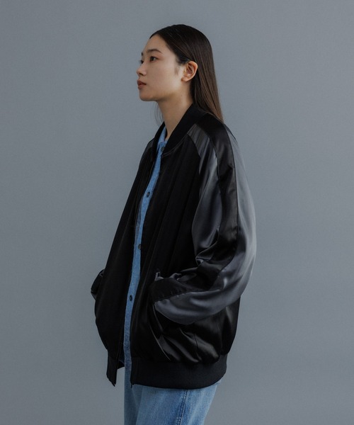 ADAM ET ROPE' スカジャン EUPHORIA 刺繍 ジップブルゾン セール 50%OFF】《新色追加》【WEB限定】スカジャン \EUPHORIA