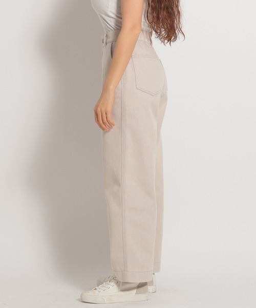 「niko and...」 チノパンツ MEDIUM イエロー レディース