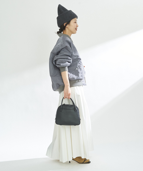 plage（プラージュ） ジップアップブルゾン FREE グレー レディース