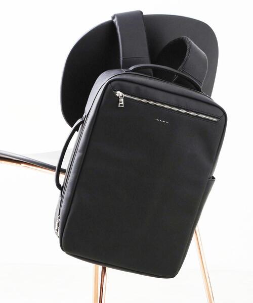 THE SHOP TK デイバック リュック サフィアーノレザー調2WAYバック