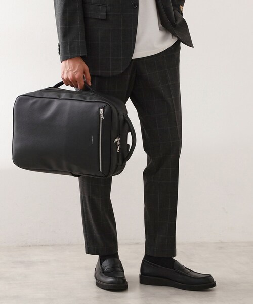 HACKETT LONDON ビジネスバッグ サフィアーノレザー 2way 本革 本革 サフィアーノレザー シンプル トートバッグ – MURA-ムラ