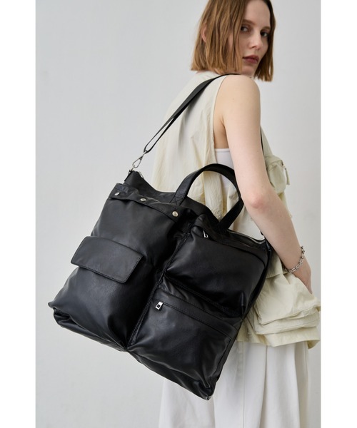 un/neu ショルダーバッグ バッグ BIGポケットヘルメットバッグ