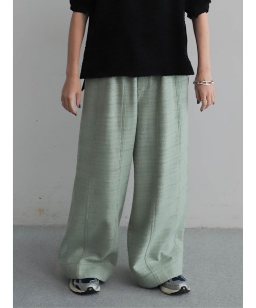 FIL DE FER（フィルデフェール） パンツ カラーミックスシャンブレー