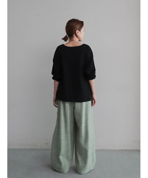 FIL DE FER（フィルデフェール） パンツ カラーミックスシャンブレー