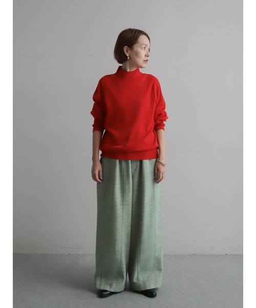 FIL DE FER（フィルデフェール） パンツ カラーミックスシャンブレー