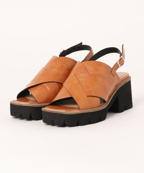 「あしながおじさん」 ヒールサンダル 23.0cm アイボリー レディース_画像6