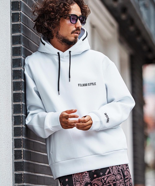 felkod（フィルコッド） パーカー mpa3929-Distinctive Cardboard Knit 